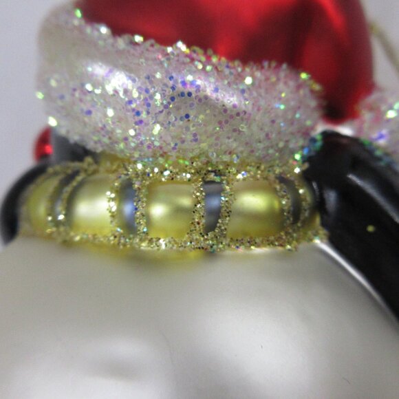 Unique Treasures Glass Penguin 3" Christmas Ornament in original box - Picture 10 of 15